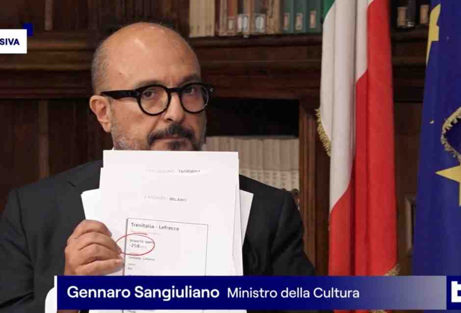 Sangiuliano non si dimette. "Avevo una relazione con Boccia ma non sono ricattabile"