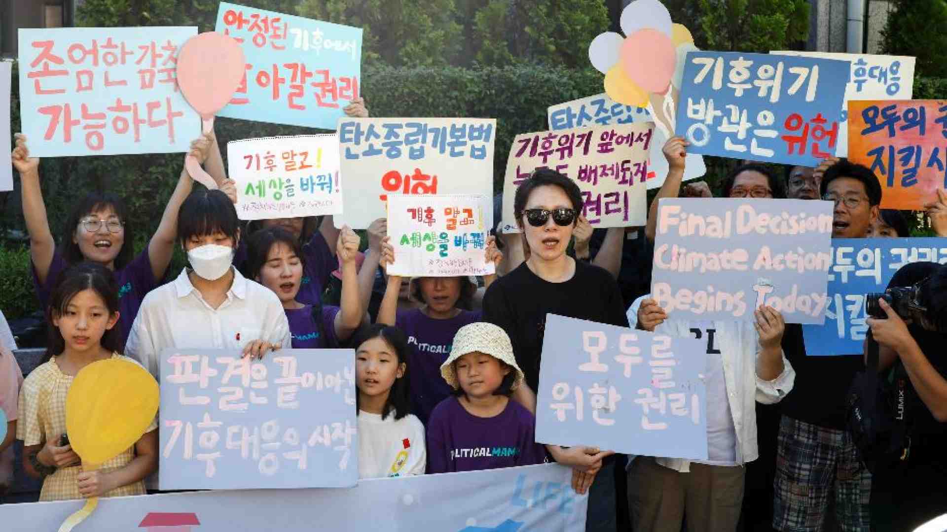 Immagine di La vittoria degli attivisti climatici in Corea si deve anche ai bambini