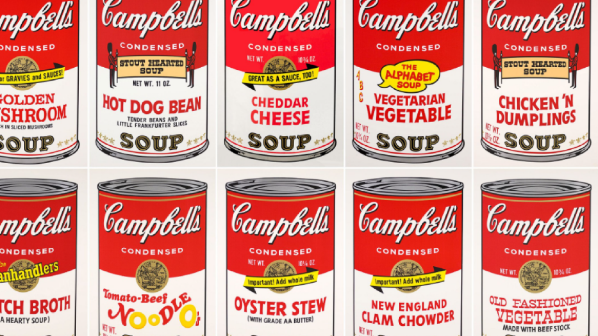Immagine di Fu immortalata da Warhol, ora la Campbell Soup cambia nome