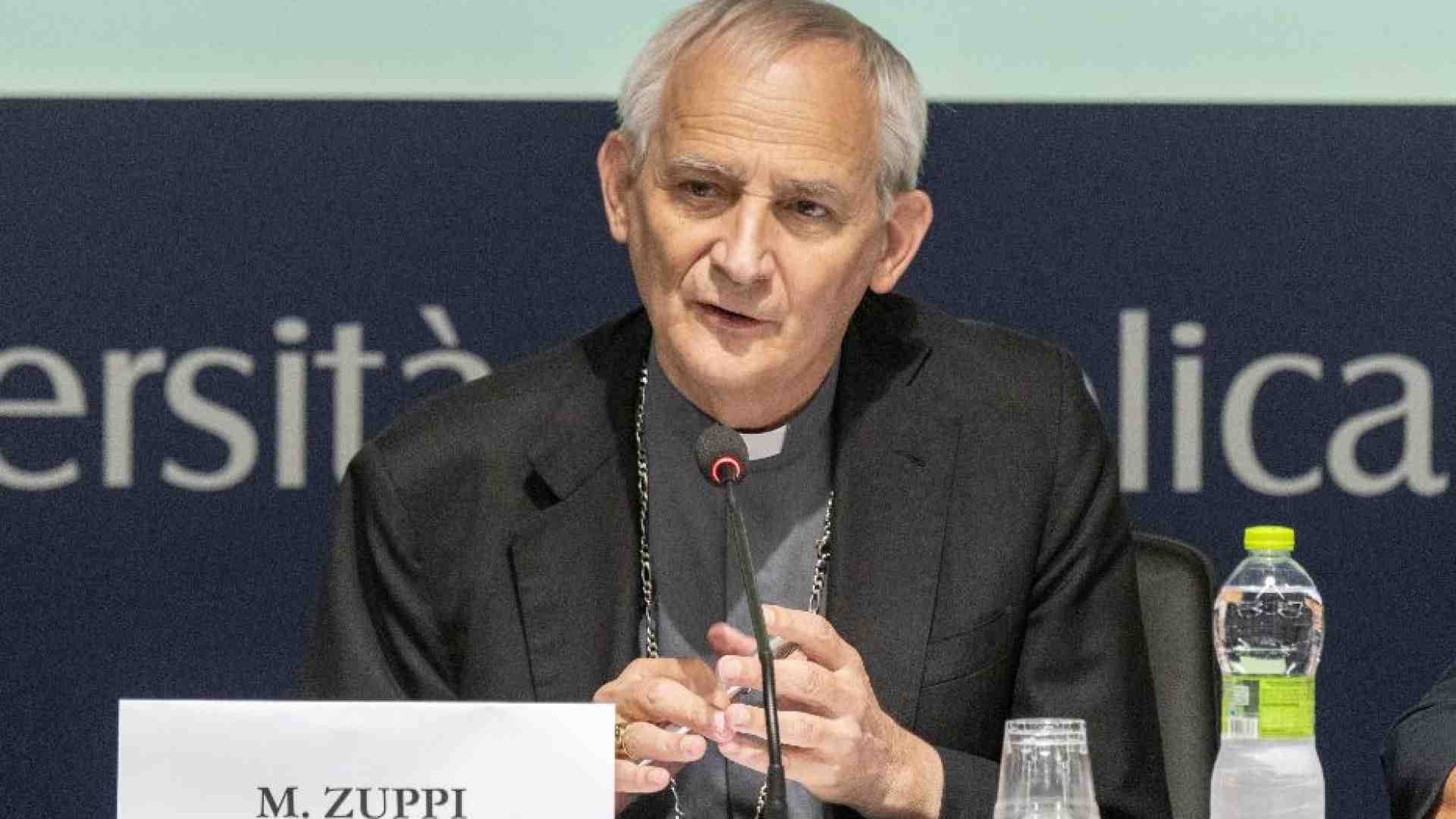 Immagine di Zuppi: un dovere generare la speranza. Guerre e riarmo? Sconfitte