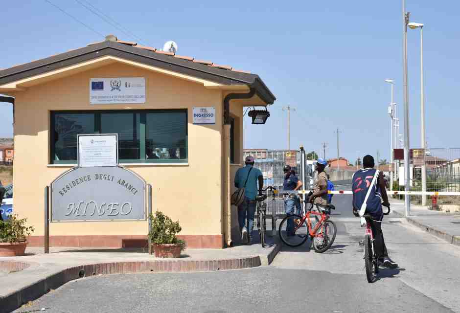 Il Cara di Mineo nel 2017 (Ansa)