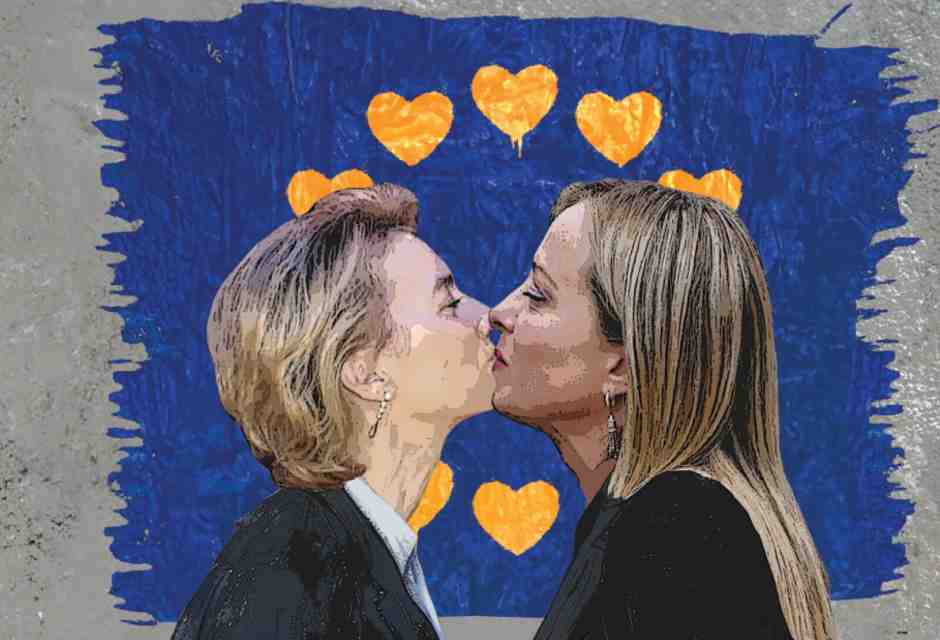Un dettaglio della copertina di Tv Boy pubblicata sul Foglio