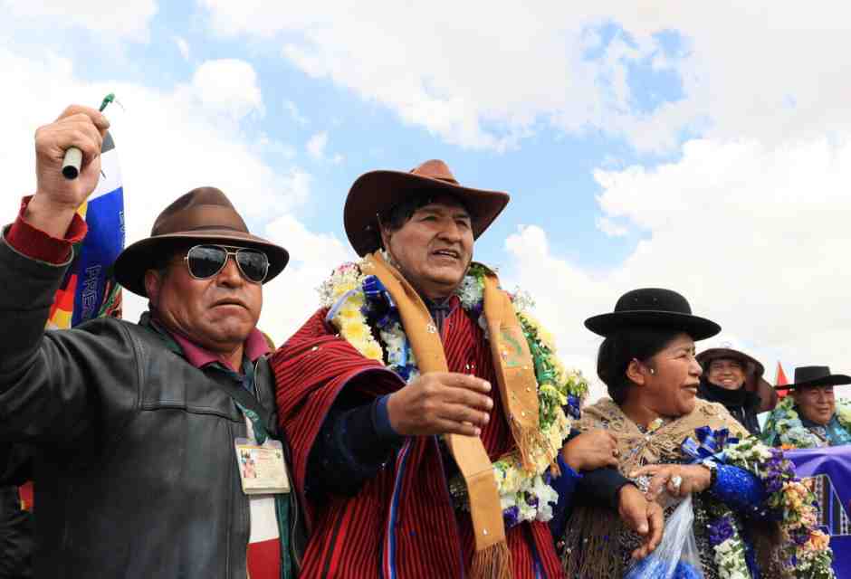 &nbsp;L'ex presidente della Bolivia Evo Morales - foto Ansa