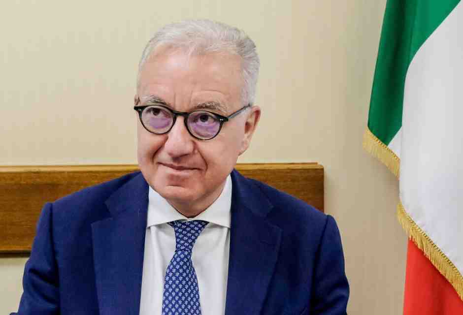 Il sottosegretario alla presidenza del Consiglio Alfredo Mantovano (foto Mauro Scrobogna / LaPresse)&nbsp;<br />
