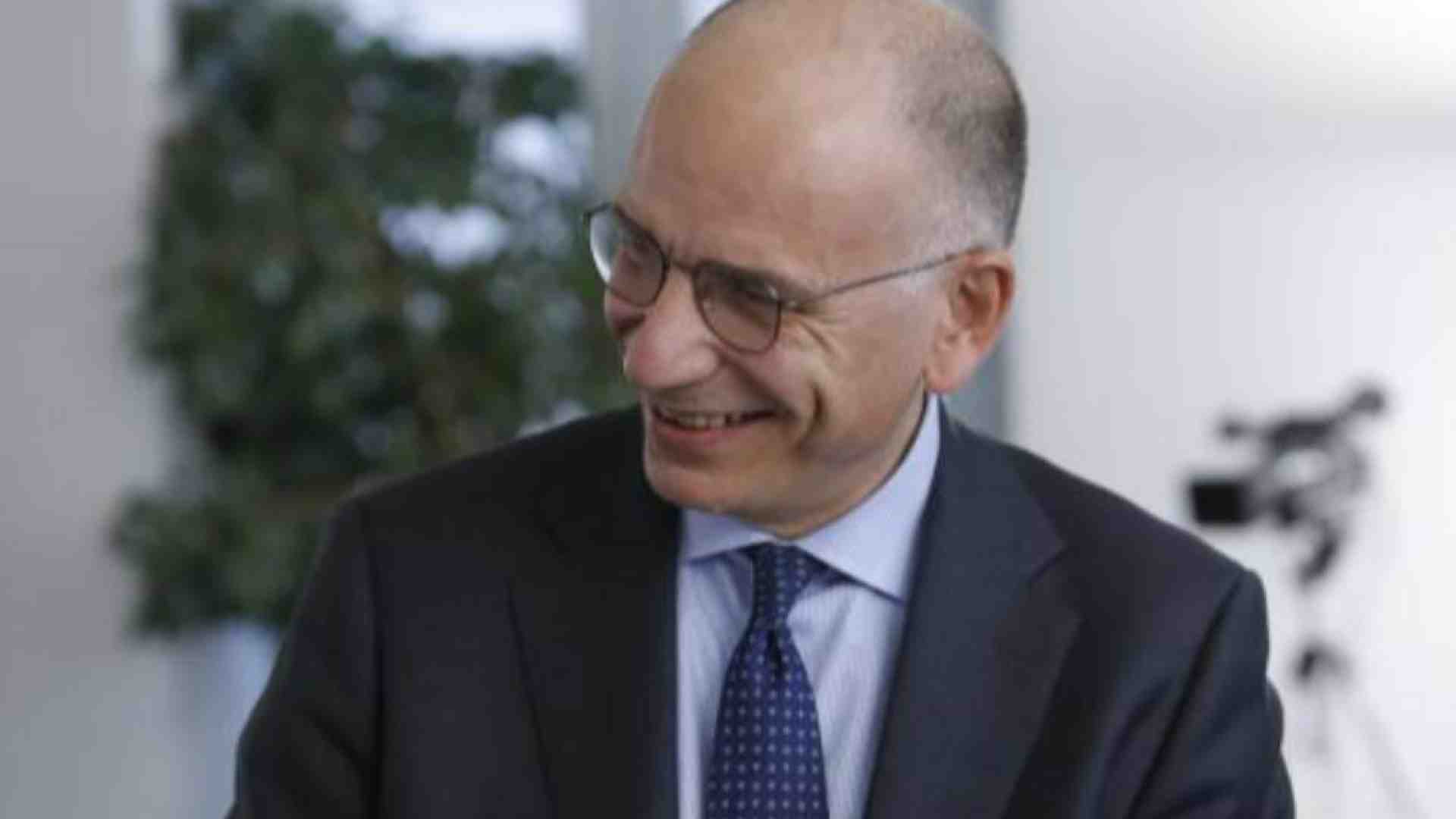 Immagine di Letta: «L’Europa è a un bivio, la vera sfida è finanziare il Green deal»