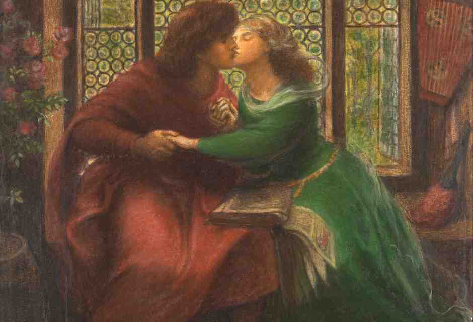 Paolo e Francesca da Rimini (Dante Gabriel Rossetti, 1867, Wikipedia Commons)