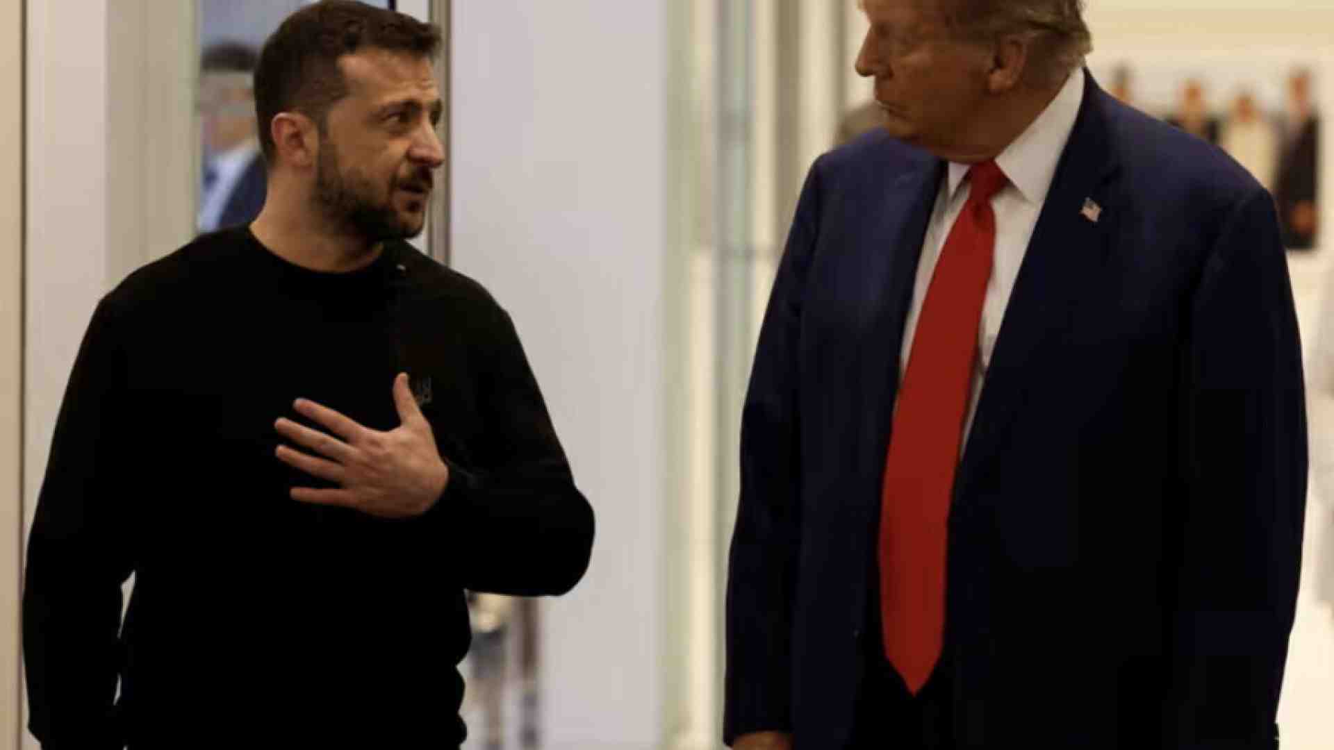 Immagine di Trump incontra Zelensky, parla solo di sé e della fine della guerra, più rapida che giusta