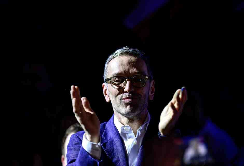 Il leader del Partito della liberta austriaco Herbert Kick - foto Ansa