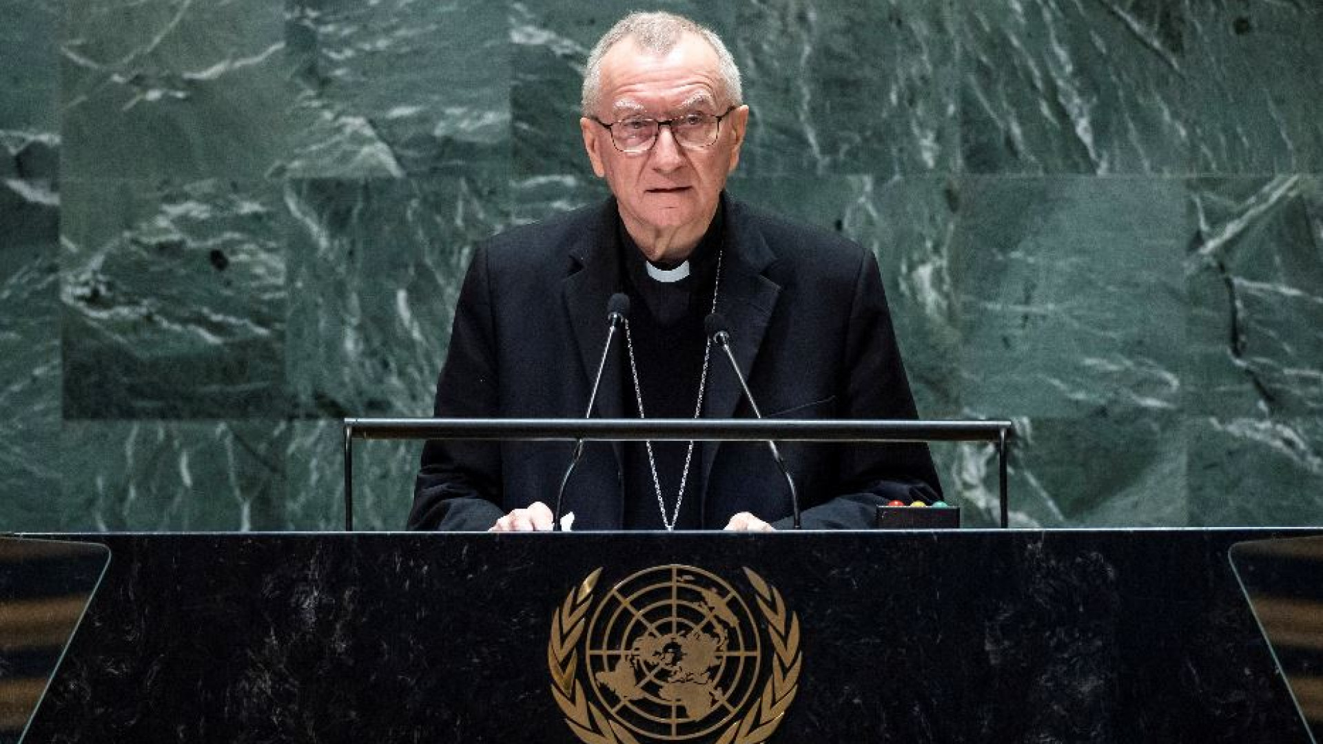 Immagine di Parolin all'Onu: «Dubbi sulla proporzionalità della risposta di Israele»