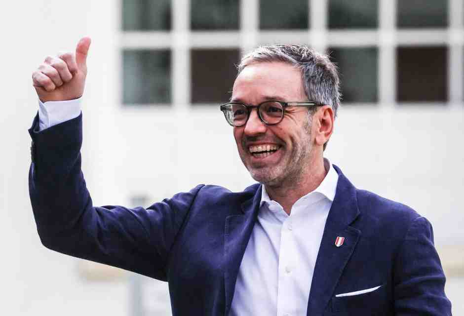 Il leader della Fp&ouml;, Herbert Kickl&nbsp;<br />