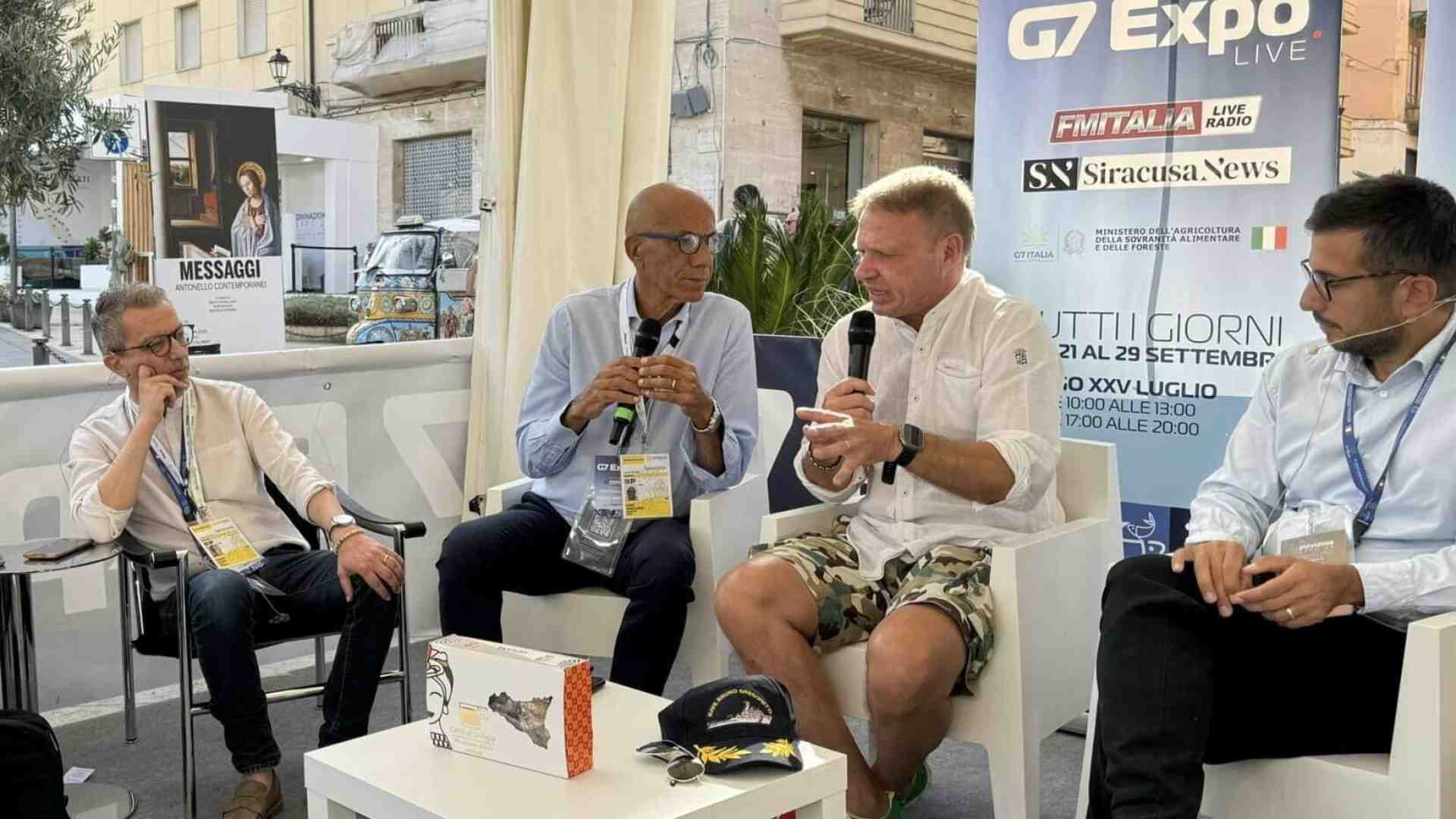Immagine di I meme su Lollobrigida in tv in bermuda, a margine del G7 Agricoltura