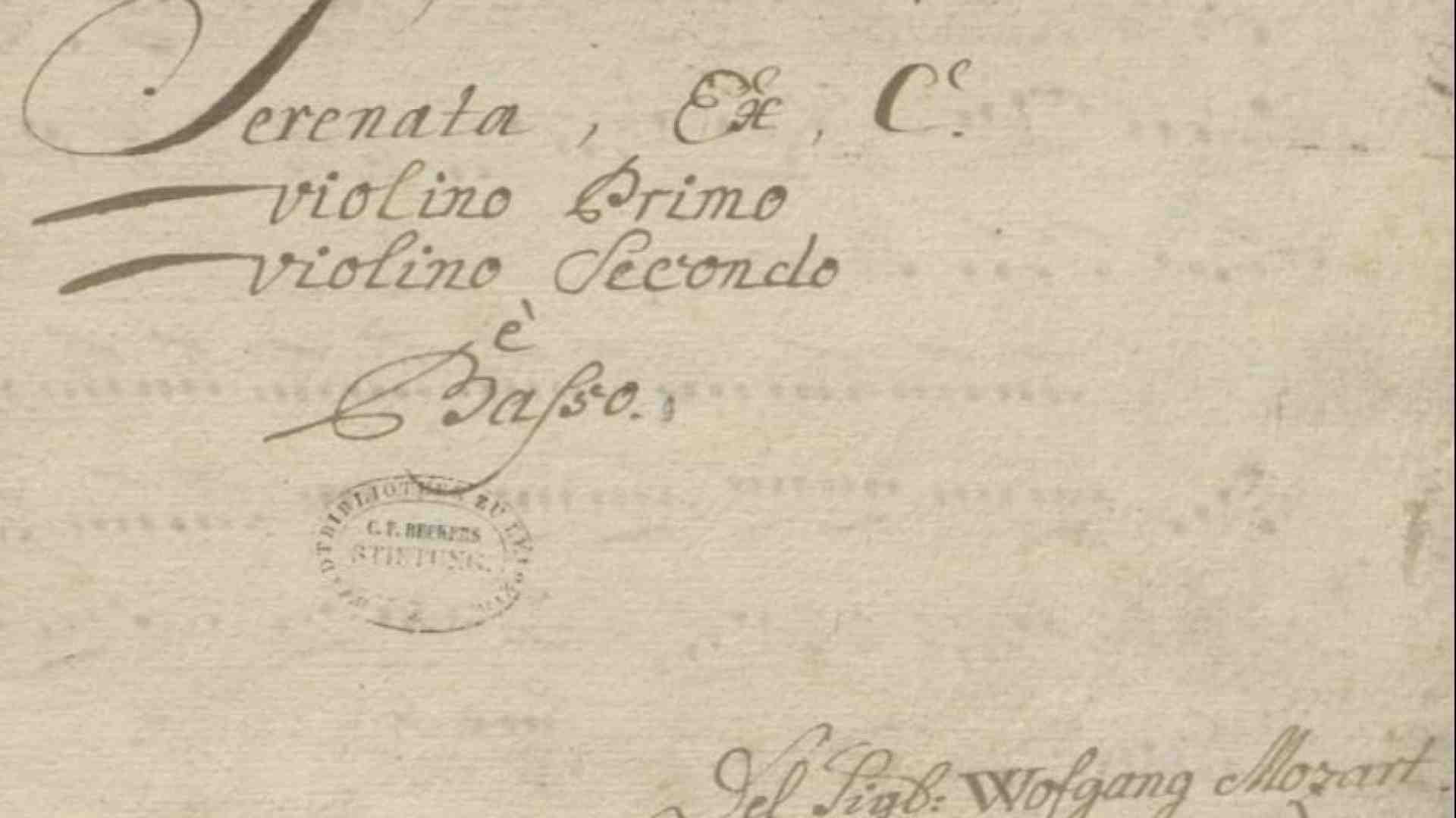 Immagine di Mozart «ritrovato»: a Milano la prima italiana della Serenata mai sentita