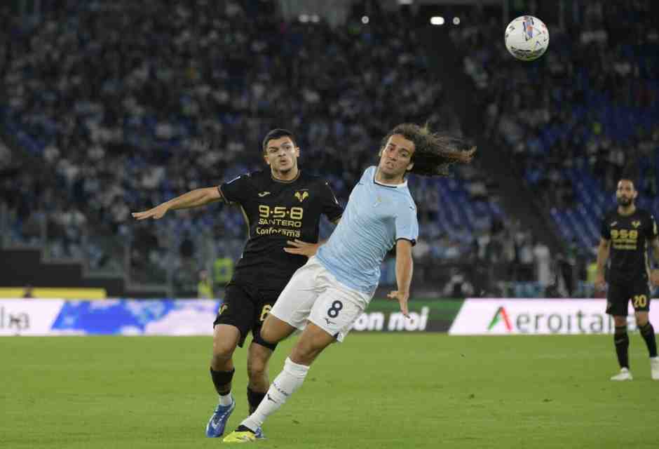 Il centrocampista della Lazio Mattéo Guendouzi (foto LaPresse)