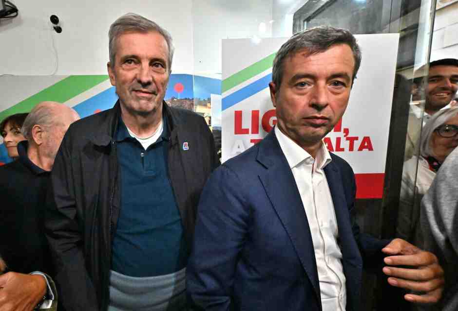 Claudio Burlando e Andrea Orlando (Ansa)