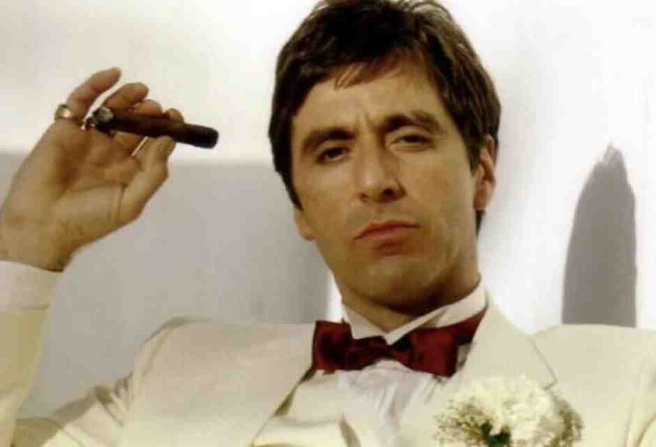 Al Pacino in "Scarface", 1983