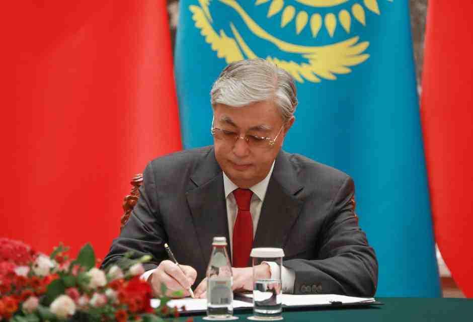 &nbsp;Il presidente del Kazakistan Kassym Jomart Tokayev - foto Ansa