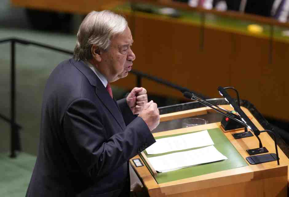 &nbsp;Antonio Guterres - foto LaPresse