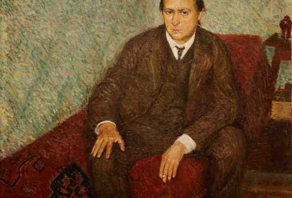 Richard Gerstl. Ritratto di Arnold Sch&ouml;nberg - 1905. Wien Museum (Wikimedia)&nbsp;<br />