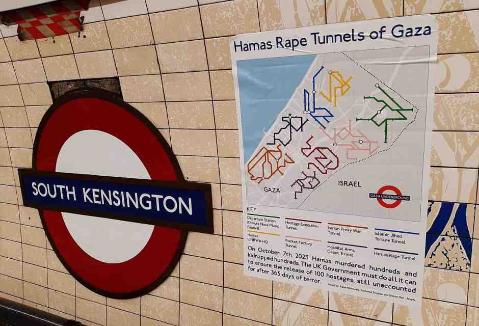 <span style="font-family: Arial, Verdana, sans-serif; font-size: 12px;">Foto dal profilo X @LondonNotHamas&nbsp;</span>