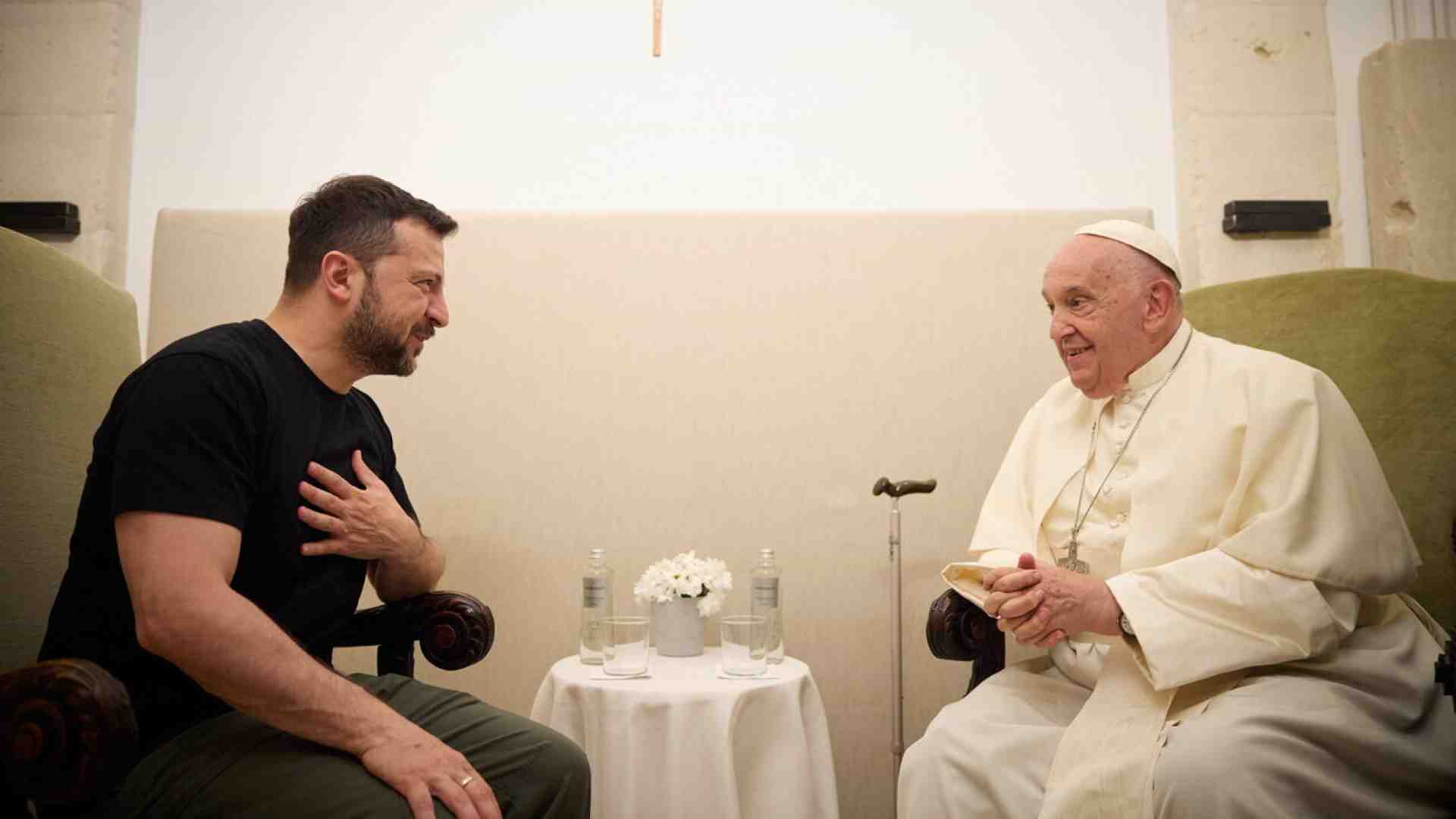 Immagine di Zelensky va dal Papa a cercare il disgelo