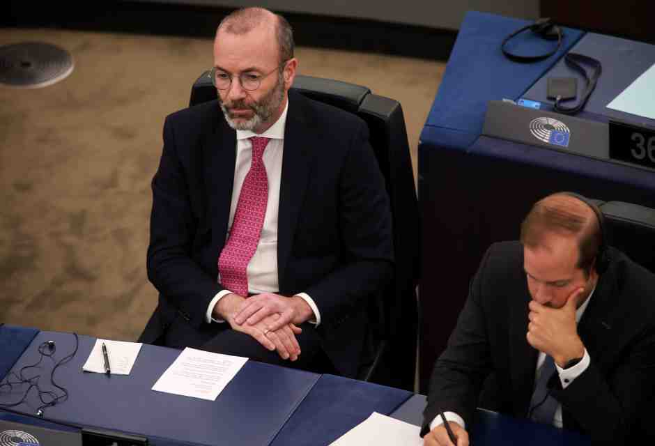 Il leader del Ppe Manfred Weber (GettyImages)