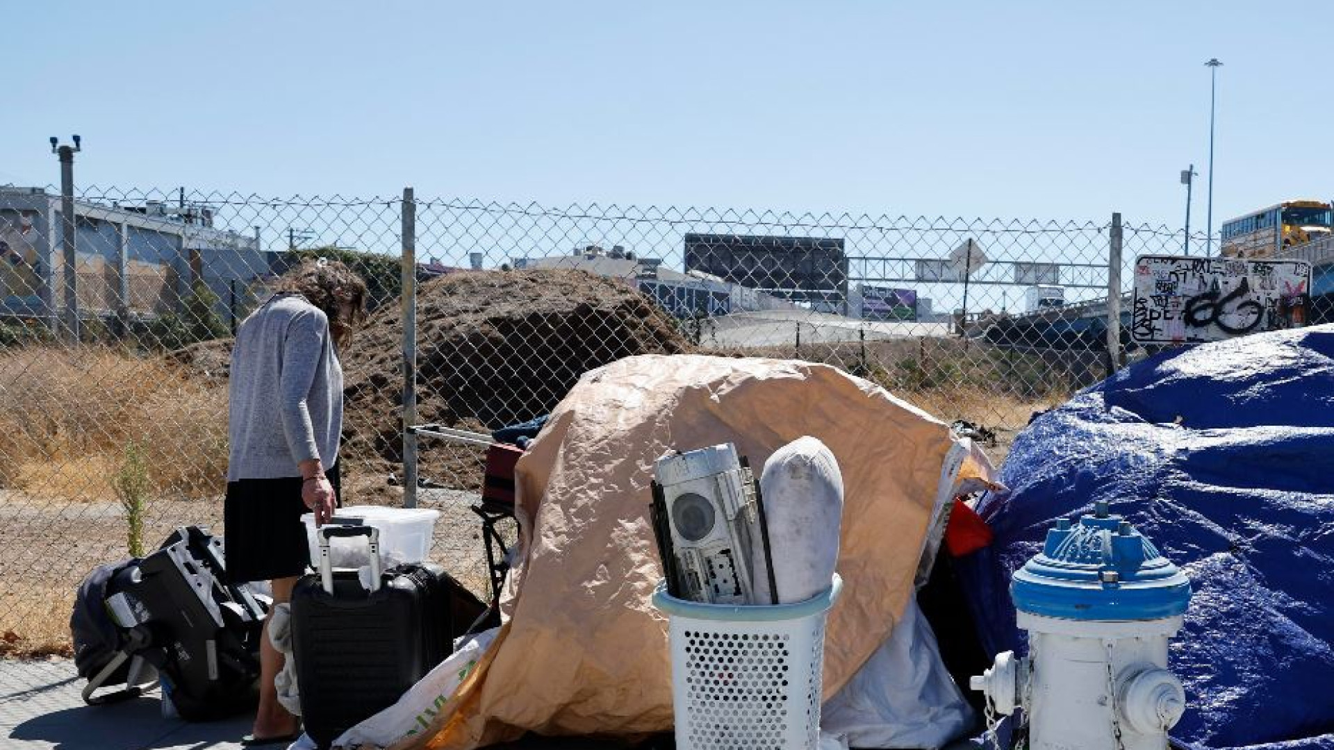 Immagine di L'America degli ultimi non vota: gli homeless azzoppano Kamala