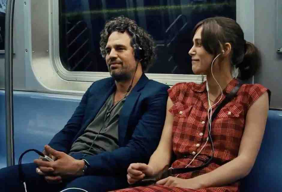 <div>Keira Knightley e Mark Ruffalo in "Tutto pu&ograve; cambiare" (Begin Again), film del 2013 scritto e diretto da John Carney</div><br />