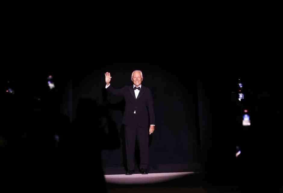 Giorgio Armani (foto Getty Images)