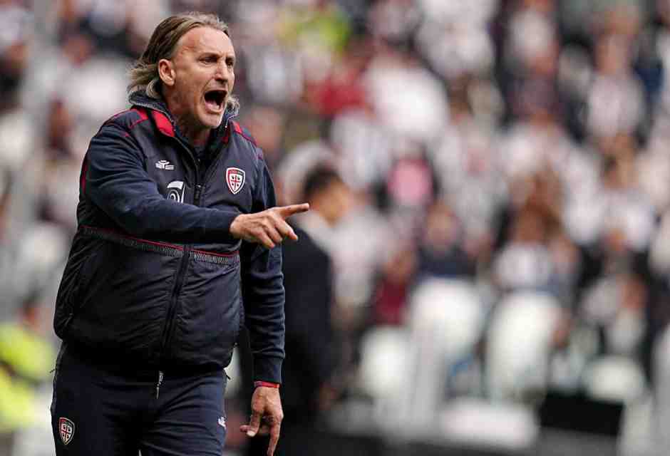 L'allenatore del Cagliari Davide Nicola (foto LaPresse)