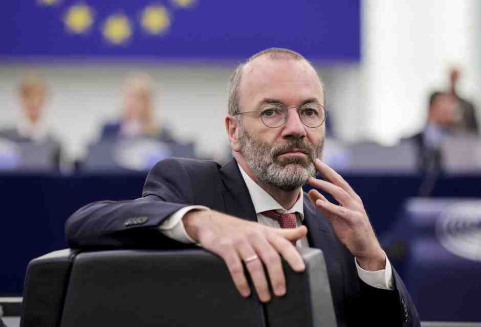 Manfred Weber (foto Epa, via Ansa)