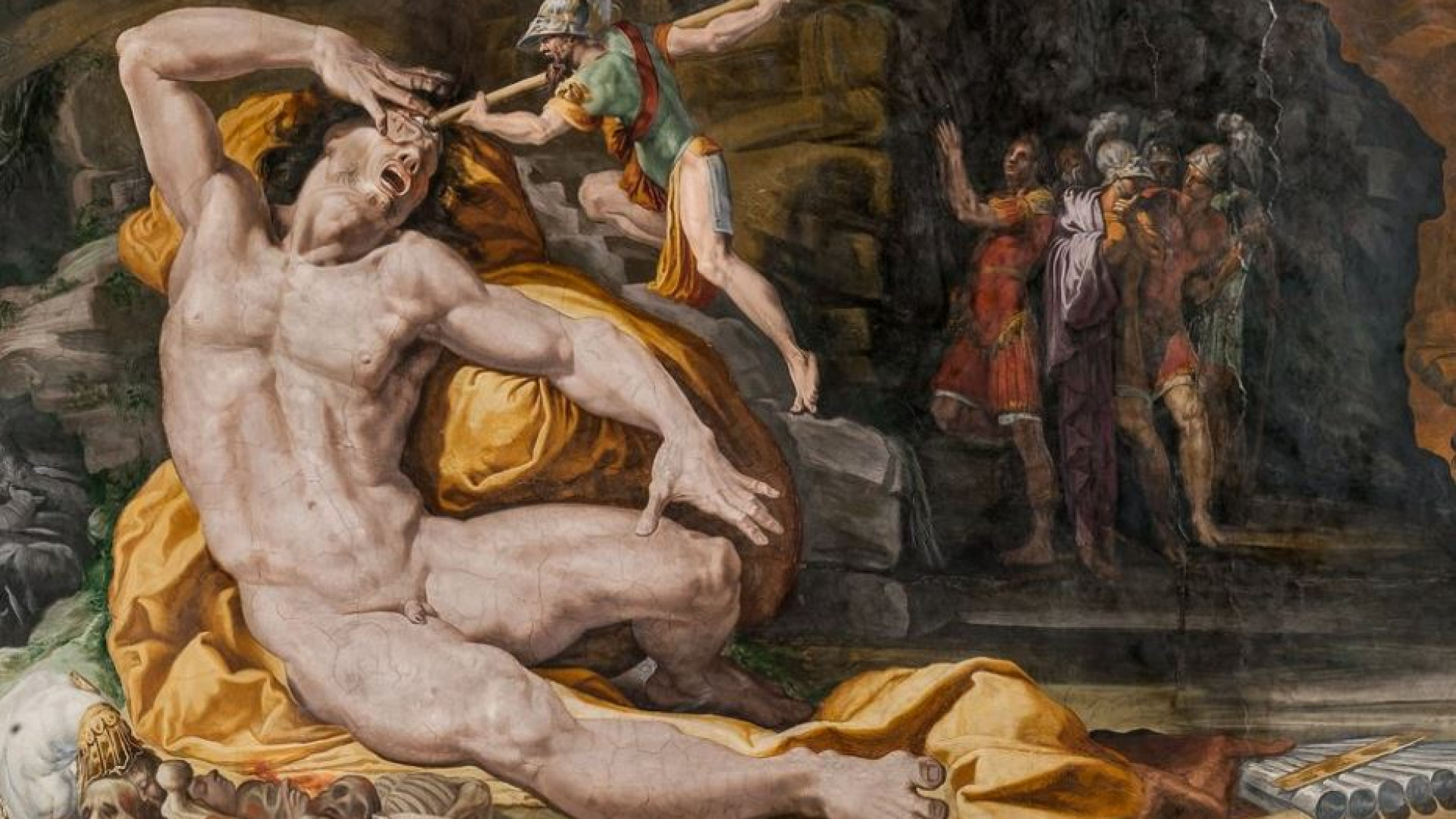 Immagine di Polifemo, violento perché isolato, è come chi nega l'ospitalità