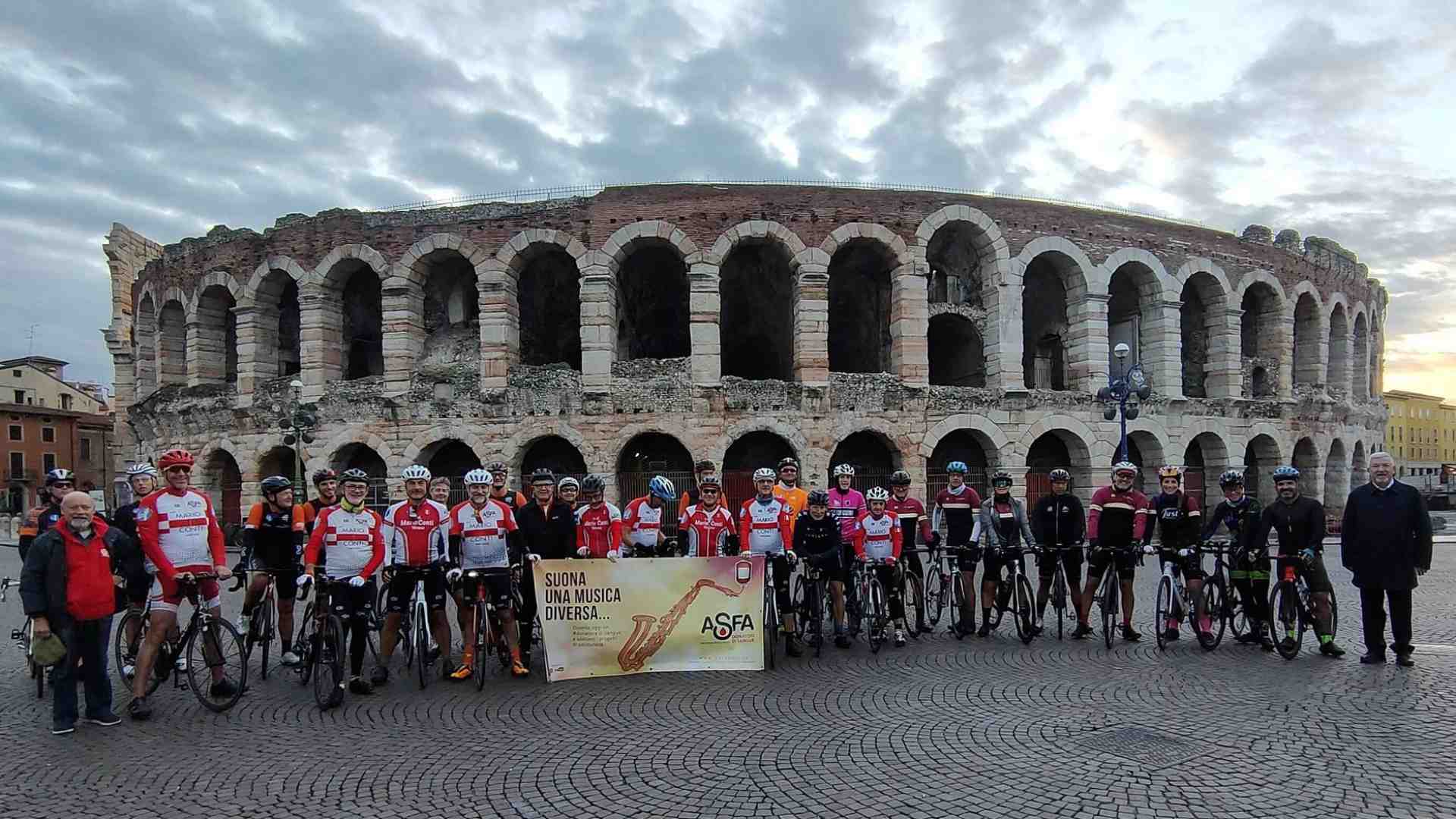 Immagine di Asfa Tour: 130 chilometri per promuovere il dono del sangue