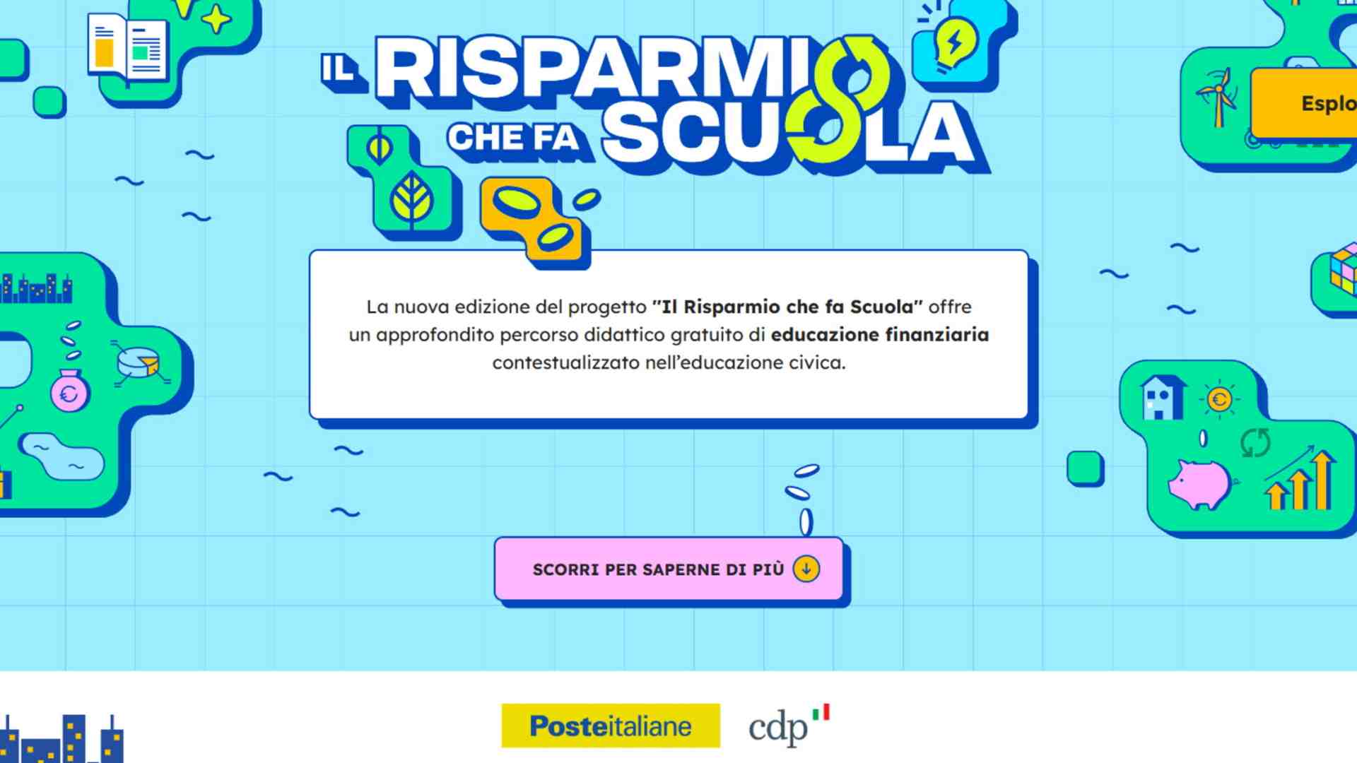 Immagine di A scuola di risparmio con Poste e Cdp