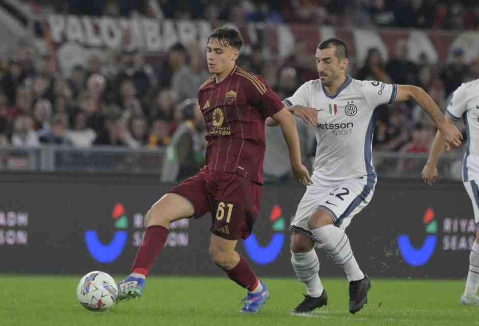 Il centrocampista della Roma Niccol&ograve; Pisilli (foto LaPresse)