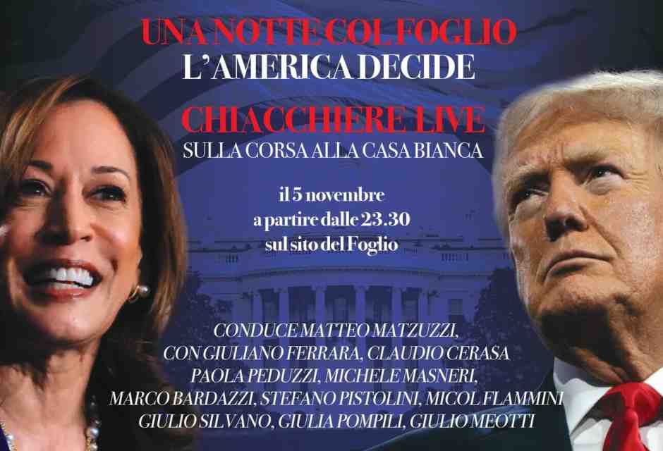 Una notte col Foglio per seguire le elezioni americane