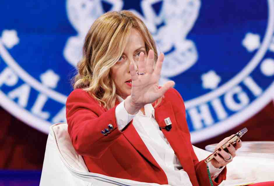 Giorgia Meloni (foto LaPresse)