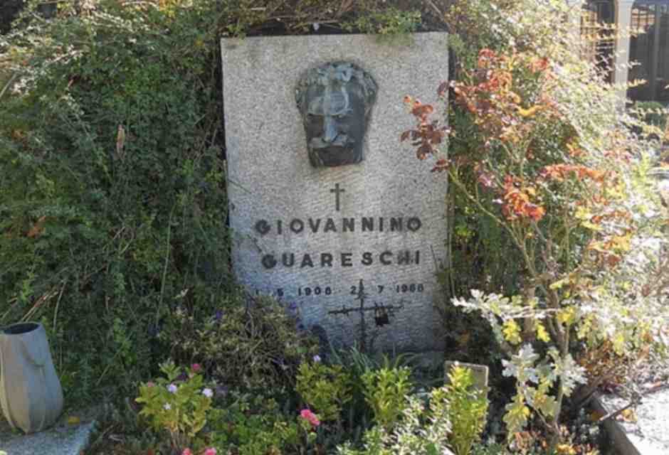 La tomba di Giovannino Guareschi a Roncole Verdi