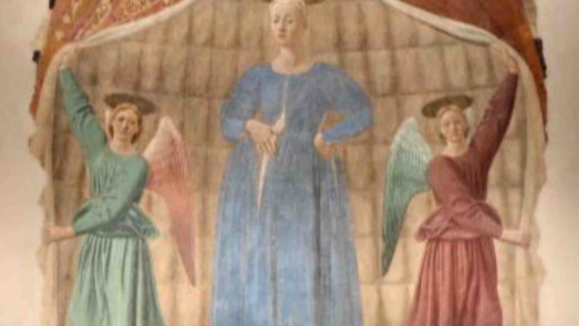 Immagine di Cacciari: «Nella Madonna del parto di Piero c'è l'ordine del mondo»