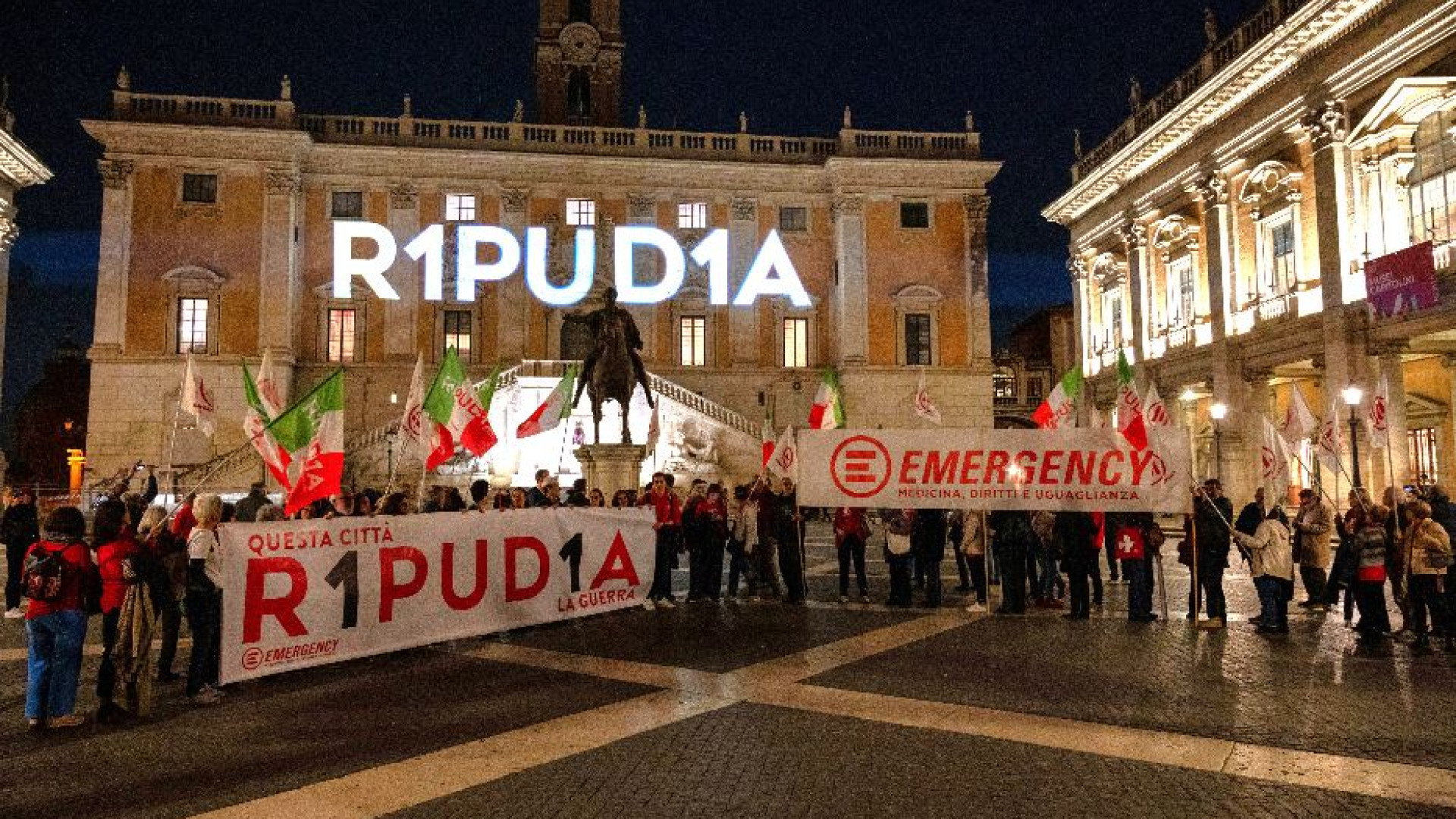 Immagine di «Italia, ripudia la guerra». Parte dal Campidoglio la campagna per l'articolo 11