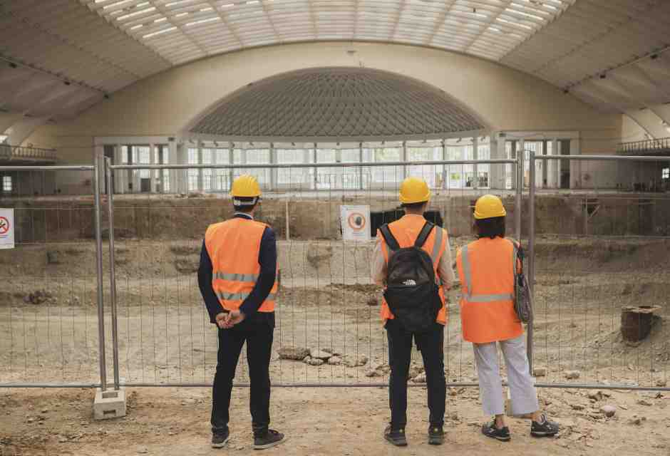 Torino, sopralluogo ai cantieri del Valentino per le opere con i fondi Pnrr (LaPresse)&nbsp;<br />