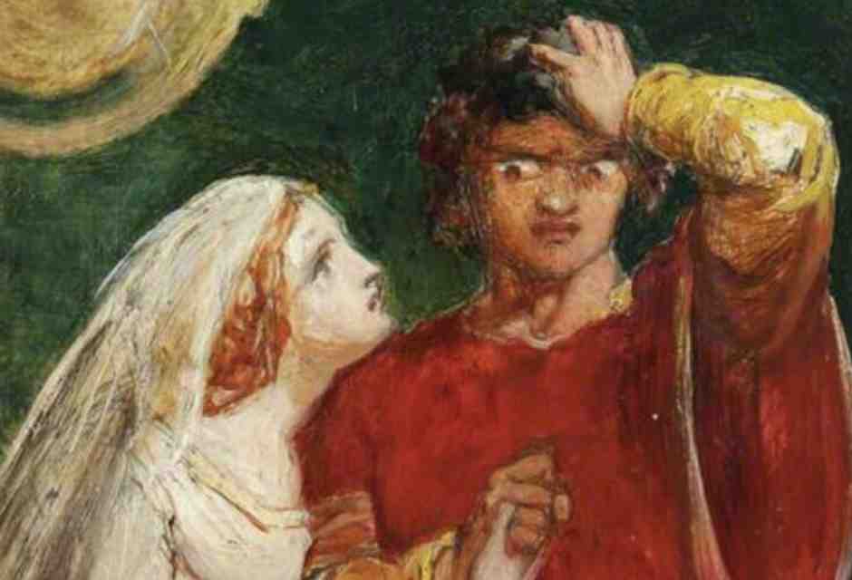 Otello e Desdemona, J.E. Millais (Wikipedia)