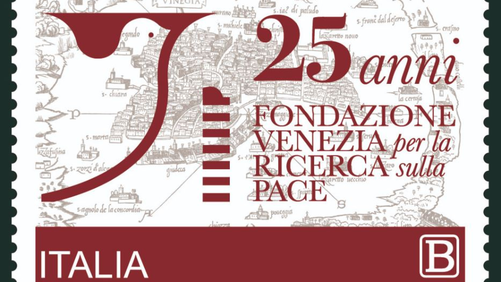 Immagine di Un francobollo italo-vaticano per la Fondazione Venezia per la pace