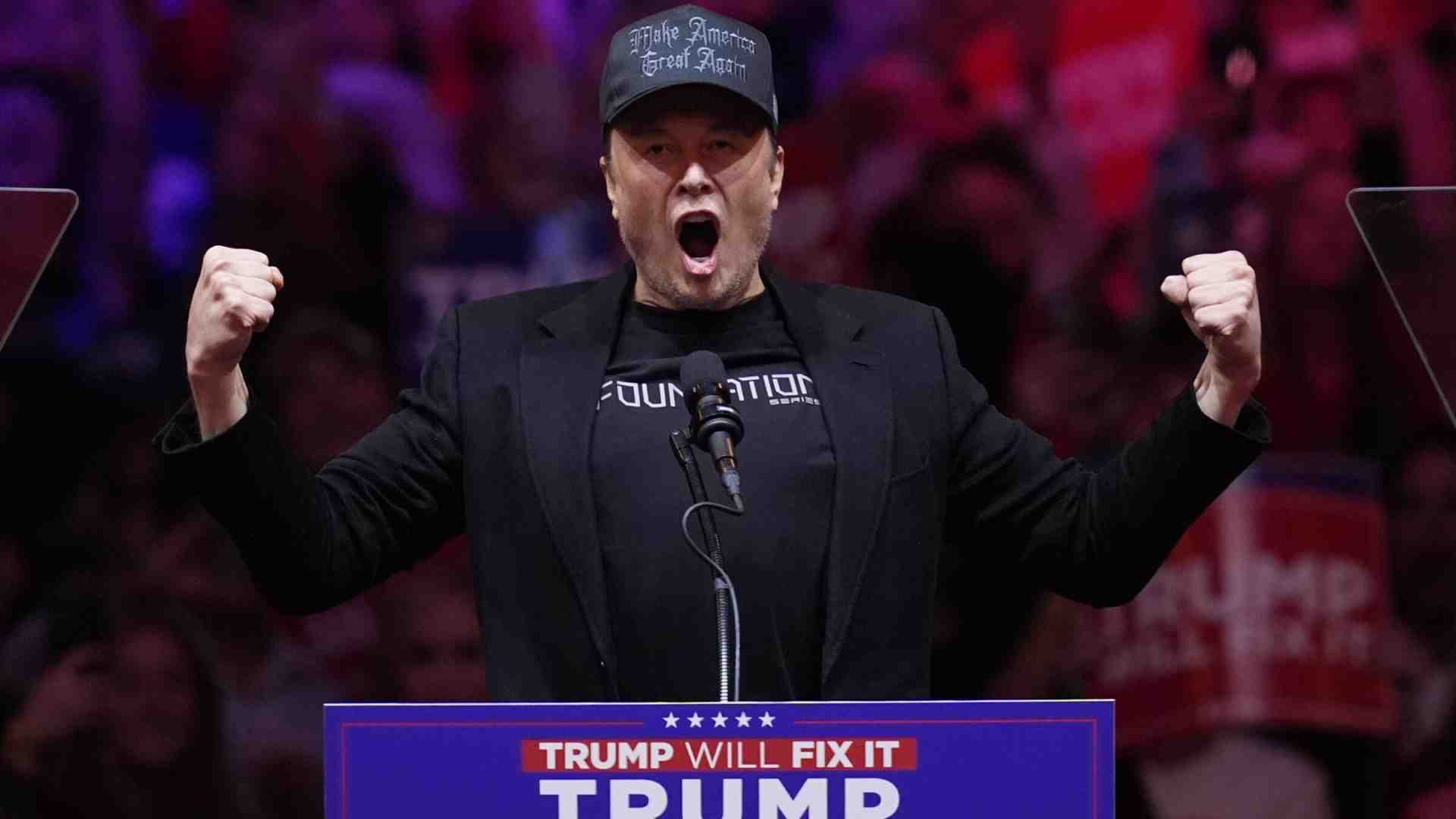 Immagine di Musk, l'oligarca di Trump