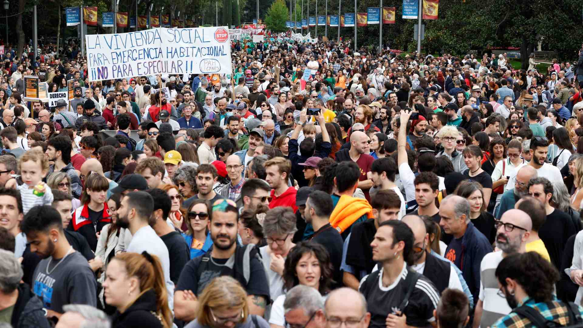 Immagine di Assediata da fondi speculativi e da B&B Madrid è in piena emergenza casa
