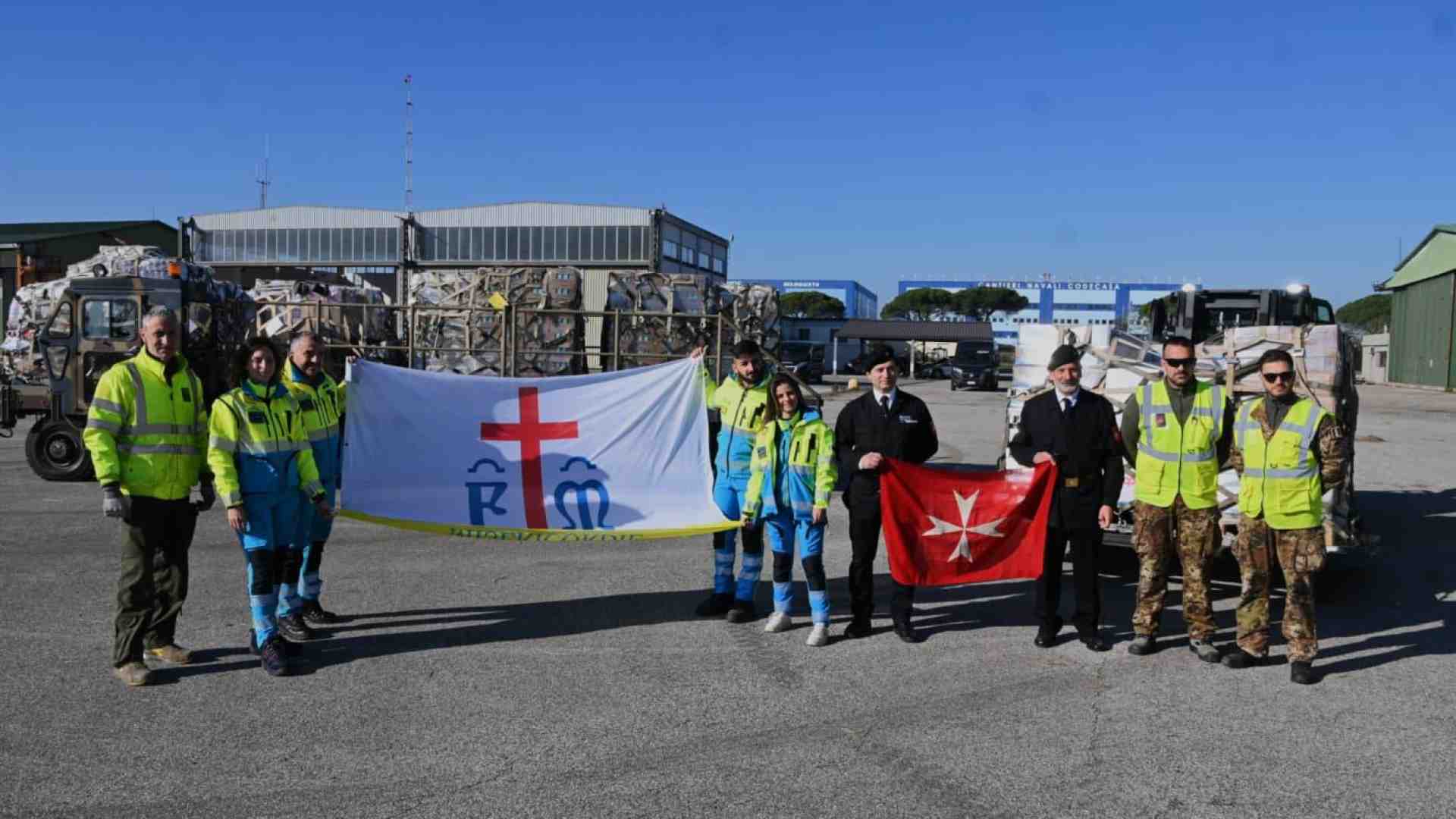 Immagine di Ponte aereo per Gaza delle Misericordie e dell'Ordine di Malta