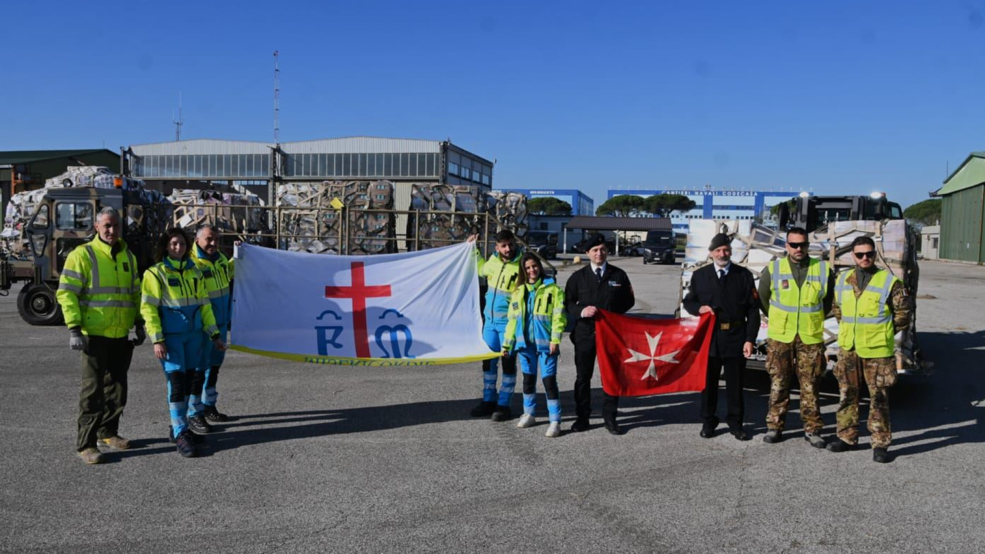 Immagine di Ponte aereo per Gaza delle Misericordie e dell'Ordine di Malta