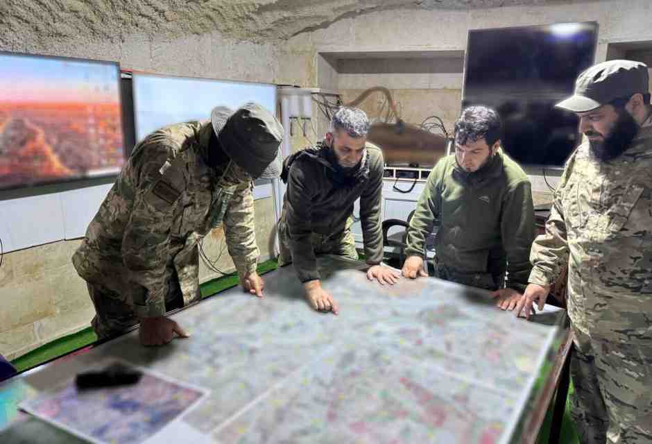 Una foto dell'operation room diffusa dai ribelli 