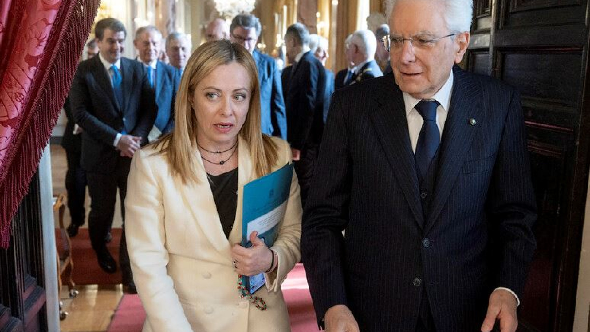 Immagine di Liti Fi-Lega, Meloni da Mattarella