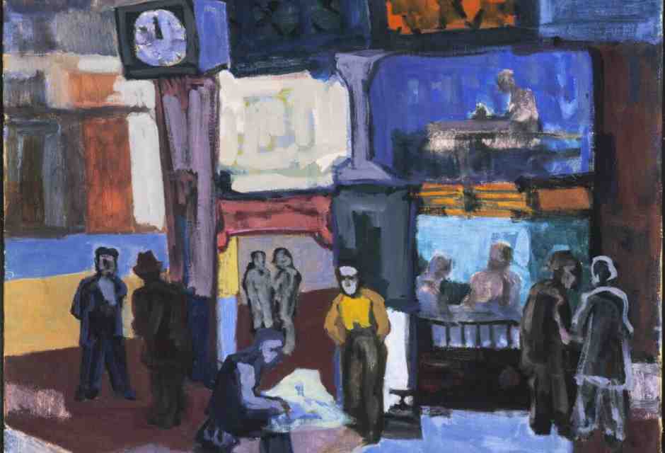 Jacob Kainen, Street Corner, 1941, olio su tela (The Phillips Collection)&nbsp;<br />