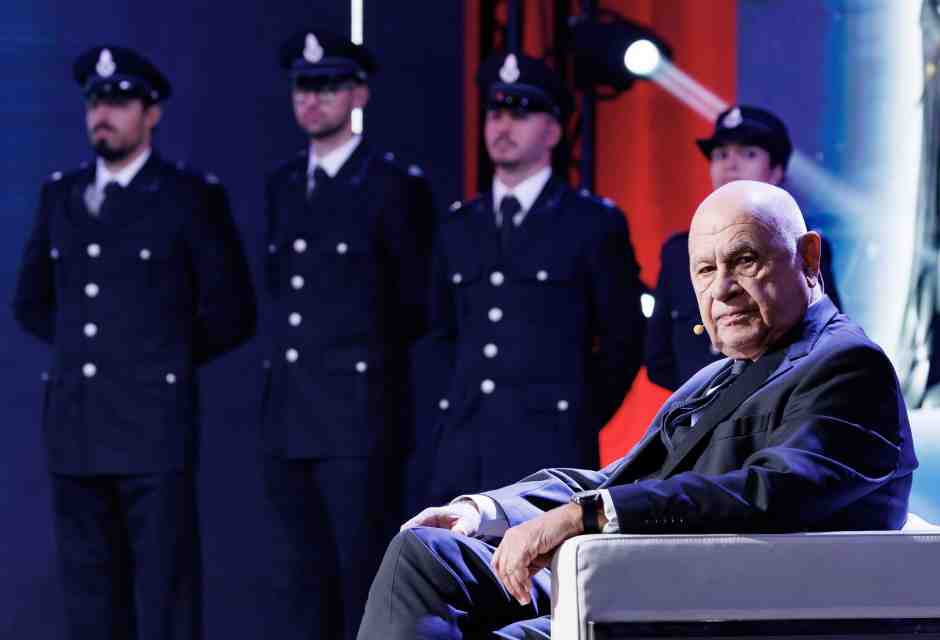  Il ministro della Giustizia Carlo Nordio durante l’intervento al Salone della Giustizia, Roma, 6 Novembre 2024 (Foto Roberto Monaldo / LaPresse)<br />